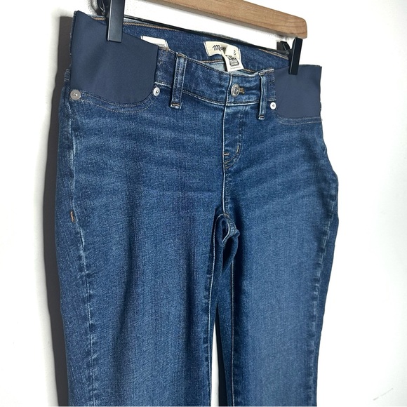 Madewell Maternity Side Panel Kick Out Crop Jeans - Picture 6 of 8